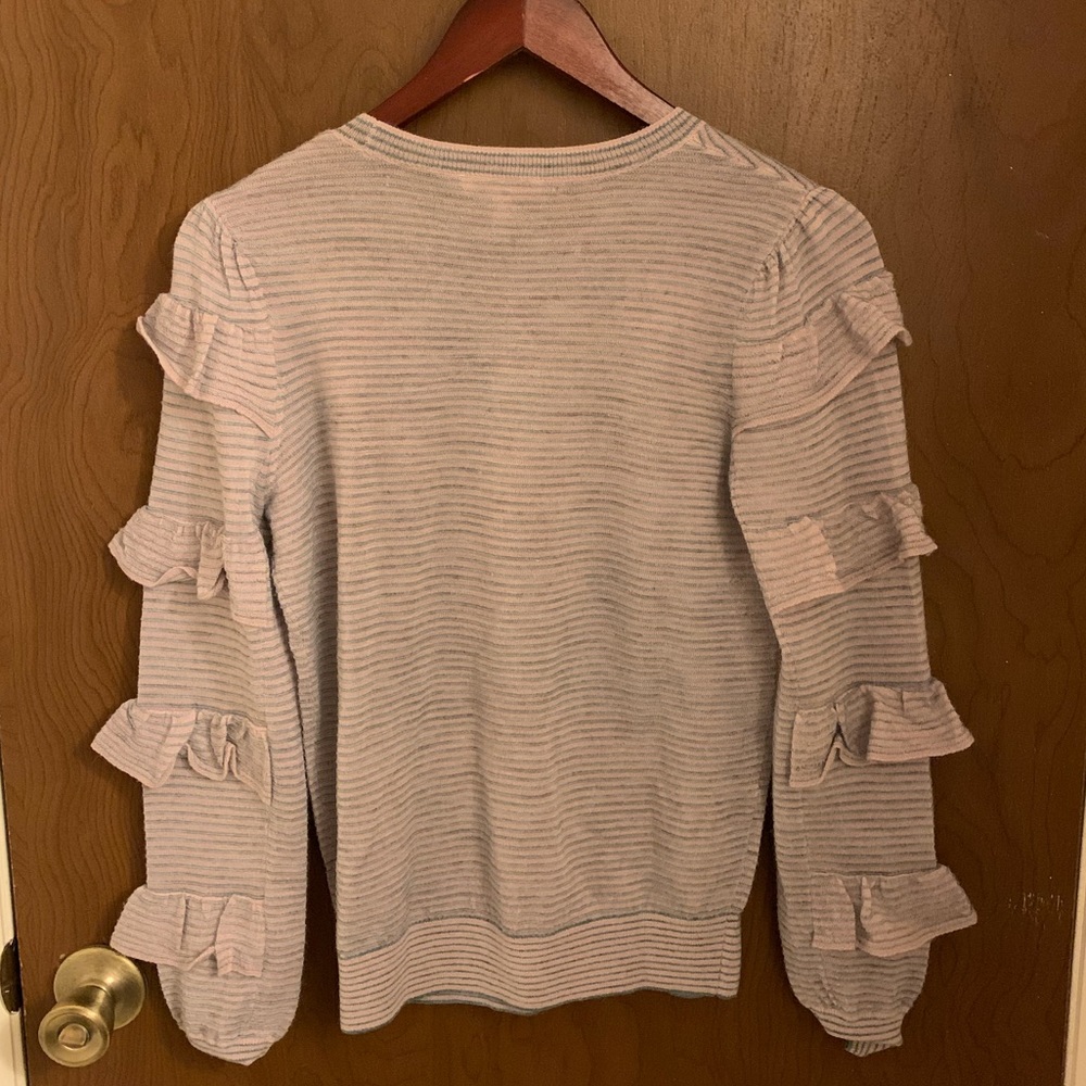 Rebecca Taylor Del Ruffle Sweater - Picture 7 of 8